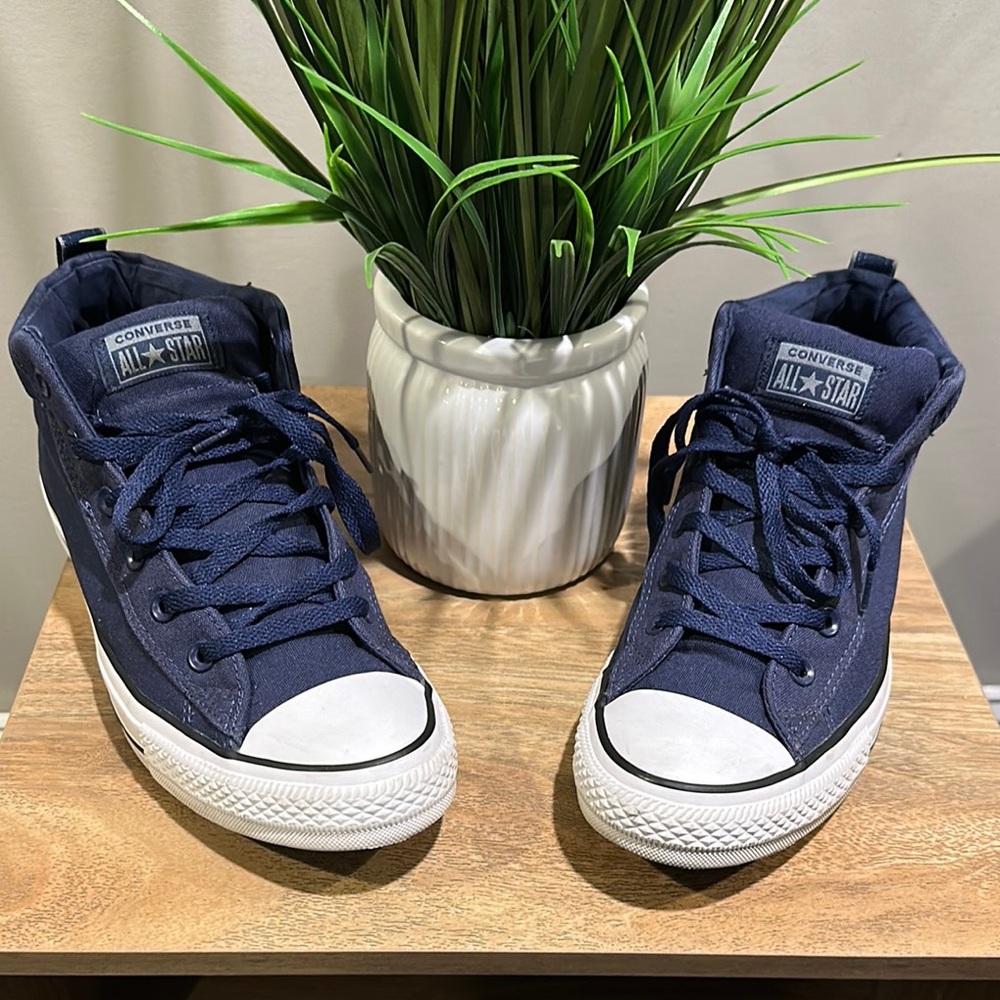 Converse Blue and White Classic Sneakers